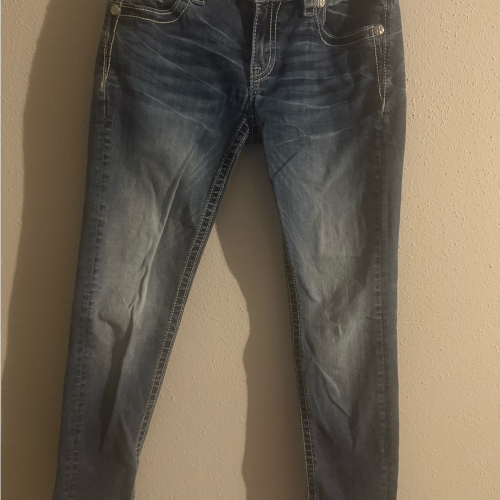 Miss Me Dark Blue Denim Jeans